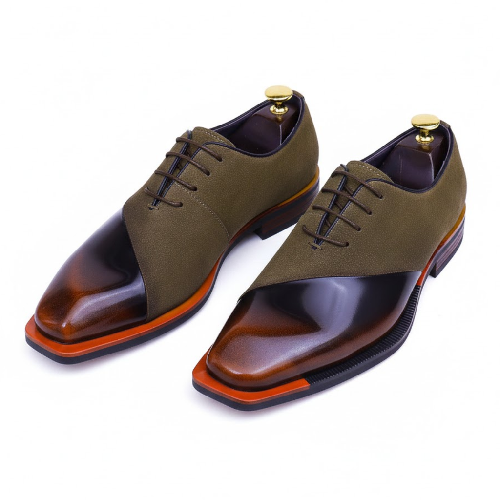 Khaki - Dark Brown
