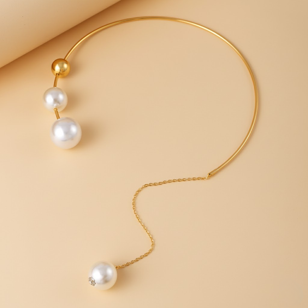 Second image of Nordic Pearl Necklace