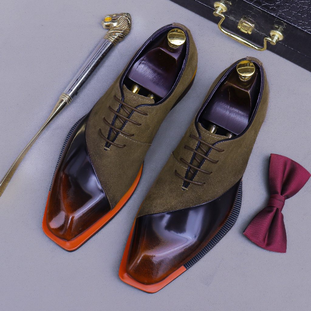 Khaki - Dark Brown